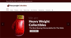 Desktop Screenshot of heavyweightcollectibles.com